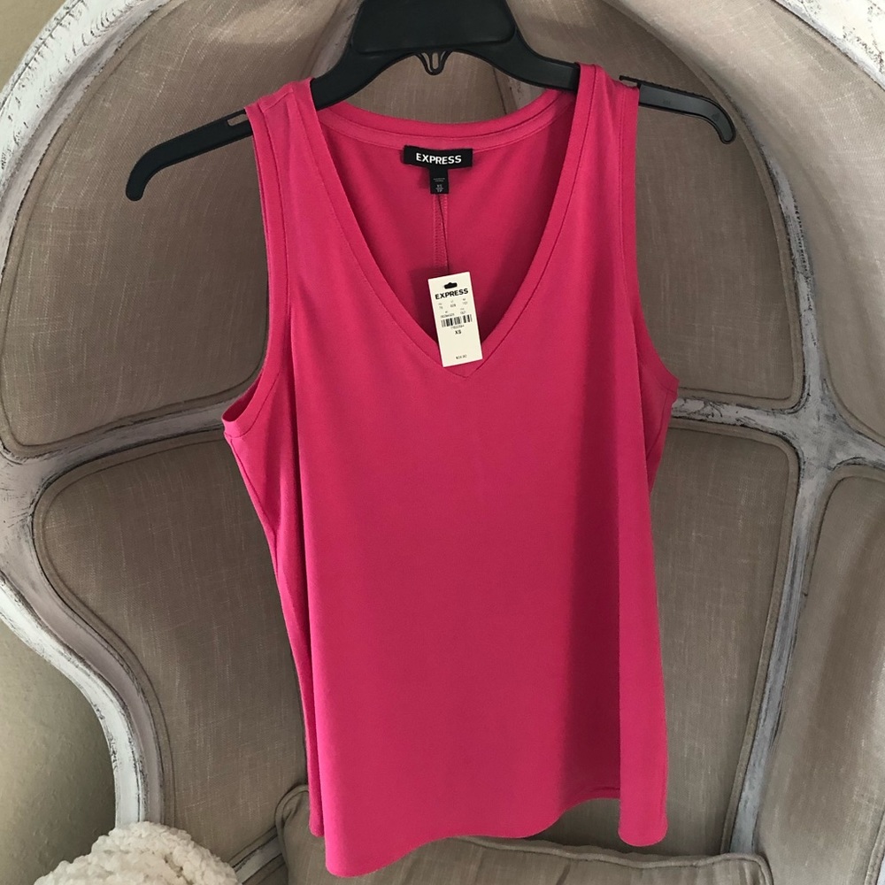 Express V-neck stretch top